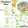 100Pcs 10 Styles Glass Imitation Austrian Crystal Beads GLAA-YW0005-64-3