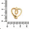 Brass Micro Pave Cubic Zirconia Pendants KK-B147-06C-G-3