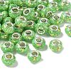 Transparent Resin Rondelle European Beads RESI-S023-05-1