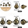 240Pcs 3 Style Brass Charms KK-CA0003-10-2