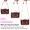 3Pcs 3 Style PU Leather Curb Chain Bag Straps FIND-WR0010-42A-3
