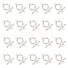 Tarnish Resistant 304 Stainless Steel Toggle Clasps X-STAS-K148-01P-1