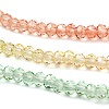 Transparent Painted Glass Beads Strands X1-DGLA-A034-T2mm-A04-4