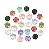 Brass Pave Cubic Zirconia Beads KK-H287-11A-G-1