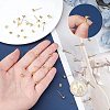20Pcs Brass Post Earring Findings KK-PH0001-78-3
