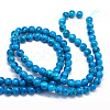Baking Paint Glass Beads Strands X-DGLA-Q019-8mm-48-2