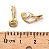 Brass Clip-on Earring Findings KK-F907-09G-3