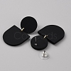 Acrylic Geometric Dangle Stud Earrings EJEW-WH0013-65A-2