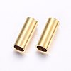 304 Stainless Steel Tube Beads STAS-O098-08G-1