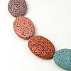 Natural Lava Rock Beads Strands G533-10-3