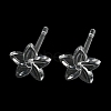 Resin Stud Earring Findings X1-FIND-H046-14-2