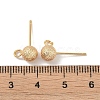 Brass Stud Earring Findings KK-R164-05B-G-3