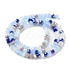 Glass Beads Strands EGLA-A034-M4mm-40-4