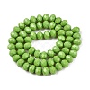 Opaque Solid Color Imitation Jade Glass Beads Strands EGLA-A044-P8mm-D30-3