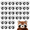 20 Pairs Polyester Cloth Self-adhesive Patches DIY-PH0038-19A-1