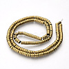 Electroplate Non-magnetic Synthetic Hematite Bead Spacers Strands X-G-Q486-73F-2