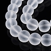 Transparent Glass Beads Strands GLAA-T032-T10mm-MD13-4