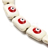 Synthetic Turquoise Enamel Beads Strands G-P507-18A-4