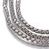 Tarnish Resistant 304 Stainless Steel Box Chains CHS-P007-32P-02-2