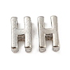 Platinum Plated Alloy Beads PALLOY-CJC0001-64P-H-1