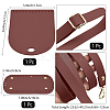 1 Bag Handmade PU Leather Crochet Shoulder Bag Accessories Kits DIY-CL0001-04C-2