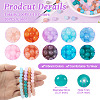 200Pcs 10 Colors Glass Beads GLAA-TA0001-29-4