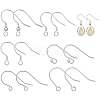 12 Parirs 6 Style Sterling Silver Earring Hooks FIND-PH0017-81-1