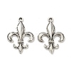 Lily Symbol Tibetan Style Alloy Pendants PALLOY-E776-01AS-01-1