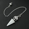 Natural Quartz Crystal Cone Dowsing Pendulum Big Pendants G-C114-02P-21-6