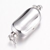 Tarnish Resistant 304 Stainless Steel Box Clasps STAS-P100-22P-2