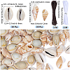 DIY 100Pcs 2 Styles Natural Shell Pendants Necklaces Making Kits DIY-SC0033-11-2