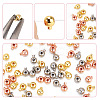 ARRICRAFT 60Pcs 3 Colors Brass Crimp Beads KK-AR0003-60-6