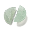 Natural Green Aventurine Butterfly Wing Cabochons G-D078-02D-2