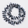 Electroplate Glass Beads Strands EGLA-G008-FP01-2