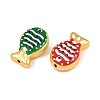 Baking Paint Opaque Glass Enamel Beads GL-CBA4370-01-3