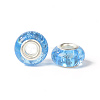 Rondelle Resin European Beads RPDL-A001-01-4