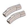 Tarnish Resistant Column 316 Surgical Stainless Steel Bayonet Clasps X-STAS-A021-6mm-2