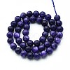 Natural Quartz Beads Strands G-N355-8mm-54-2