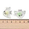 10Pcs Transparent Luminous Acrylic Pendants TACR-FP0001-02A-4