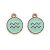 Alloy Enamel Pendants ENAM-S124-01A-15J-1