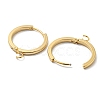 201 Stainless Steel Huggie Hoop Earrings Findings STAS-A167-01H-G-2
