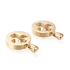 Ion Plating(IP) 304 Stainless Steel Pendants STAS-F253-05G-2