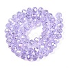 Electroplate Glass Beads Strands EGLA-A044-T8mm-B17-3