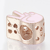 Alloy Enamel ASL European Beads MPDL-Q209-052RG-01-2