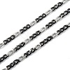 304 Stainless Steel Figaro Chains CHS-O010-05EBP-1