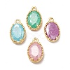 Glass Charms KK-M233-01G-1