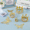 Crown Zinc Alloy Cake Decoration AJEW-CP0008-85S-3