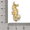 Brass Micro Pave Clear Cubic Zirconia Pendants KK-K427-47G-3