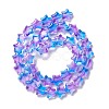 Transparent Glass Beads Strand GLAA-K057-01H-3