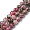 Natural Rhodonite Beads Strands G-C029-04A-1
